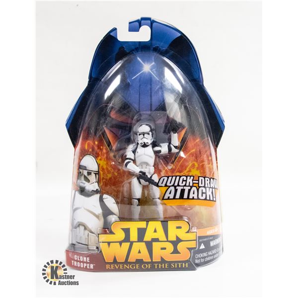HASBRO STARWARS CLONE TROOPER QUICK DRAW ATTACK
