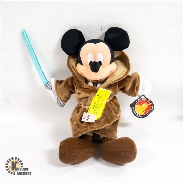 NEW MICKEY MOUSE AS OBI-WAN KENOBI PLUSHIE TOY