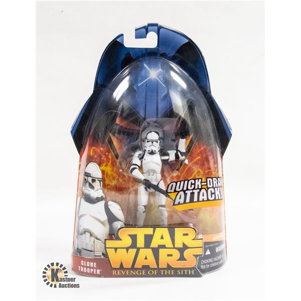 HASBRO STARWARS CLONE TROOPER QUICK DRAW ATTACK
