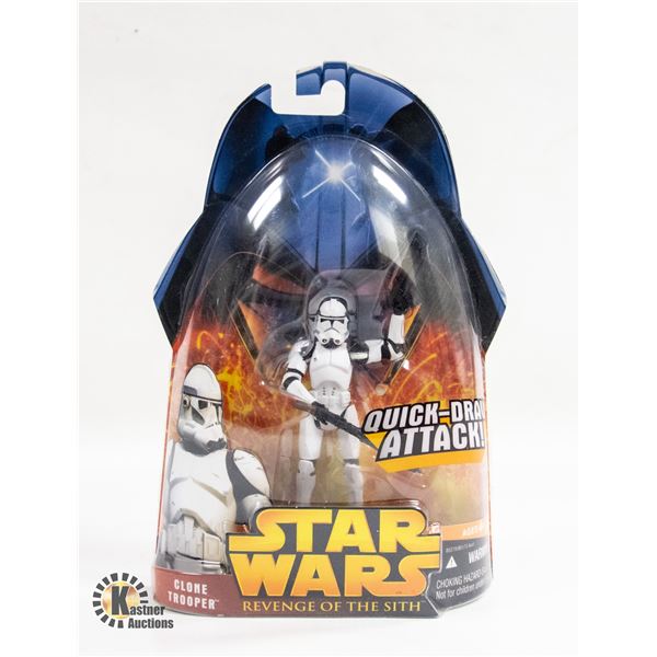 HASBRO STARWARS CLONE TROOPER QUICK DRAW ATTACK