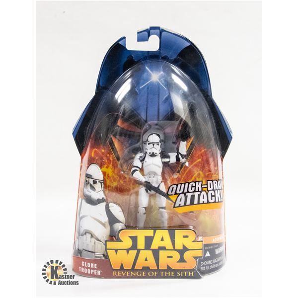 HASBRO STARWARS CLONE TROOPER QUICK DRAW ATTACK