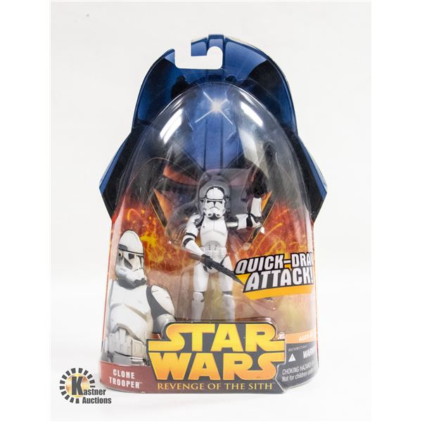 HASBRO STARWARS CLONE TROOPER QUICK DRAW ATTACK
