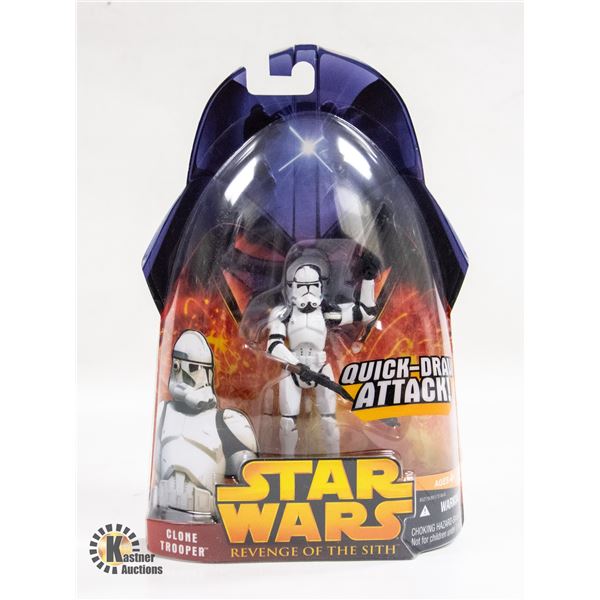 HASBRO STARWARS CLONE TROOPER QUICK DRAW ATTACK