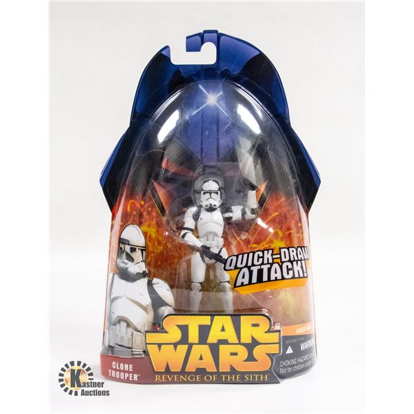 HASBRO STARWARS CLONE TROOPER QUICK DRAW ATTACK