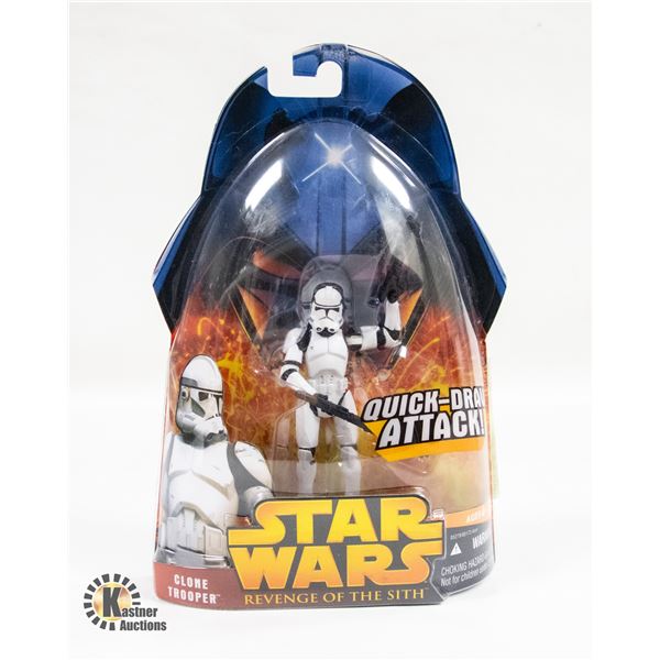 HASBRO STARWARS CLONE TROOPER QUICK DRAW ATTACK