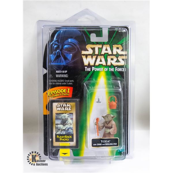 YODA W/ CANE & POT STARWARS EP. 1 THE POWER OF
