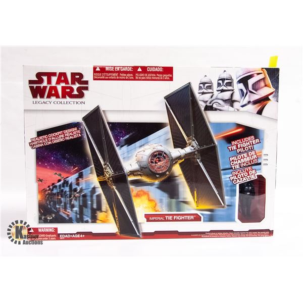 STARWARS NIB IMPERIAL TIE FIGHTER PLUS PILOT-