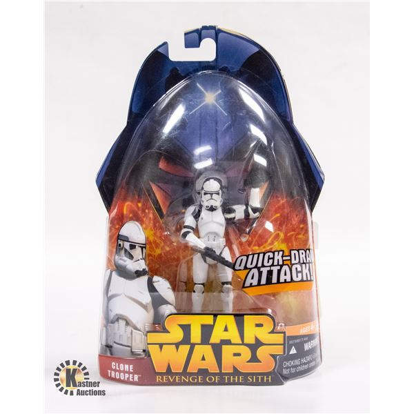 HASBRO STARWARS CLONE TROOPER QUICK DRAW ATTACK