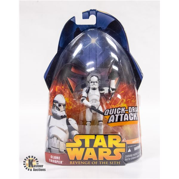 HASBRO STARWARS CLONE TROOPER QUICK DRAW ATTACK