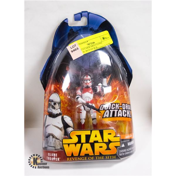 HASBRO STARWARS CLONE TROOPER- RED QUICK