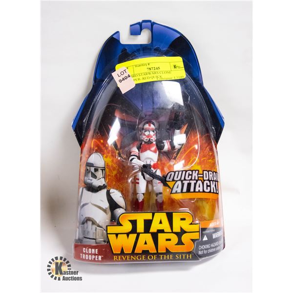 HASBRO STARWARS CLONE TROOPER- RED QUICK