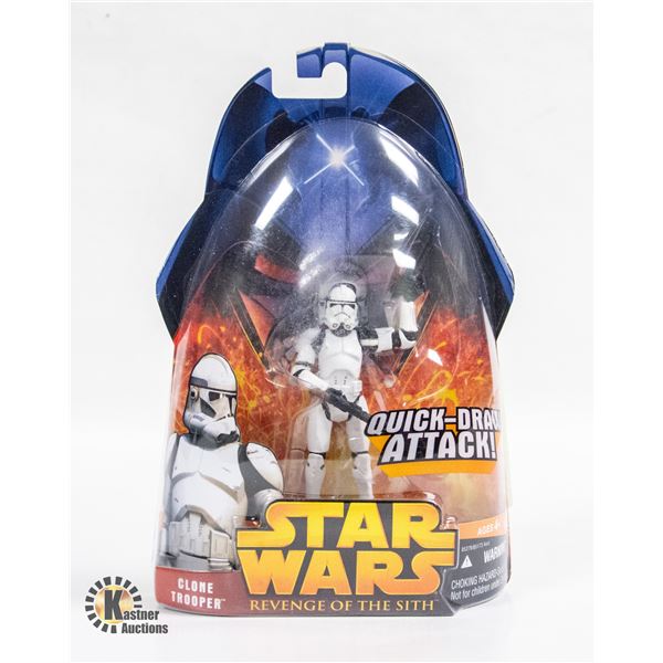HASBRO STARWARS CLONE TROOPER QUICK DRAW ATTACK