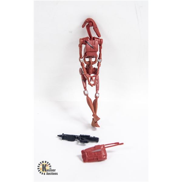 STARWARS SAGA SERIES RED BATTLE DROID 3.75"