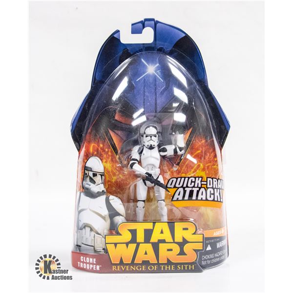 HASBRO STARWARS CLONE TROOPER QUICK DRAW ATTACK