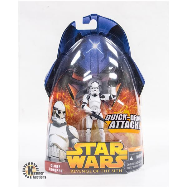 HASBRO STARWARS CLONE TROOPER QUICK DRAW ATTACK