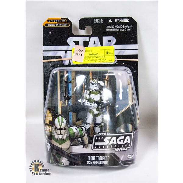 STARWARS NIB 442ND SEIGE BATTALION CLONE TROOPER