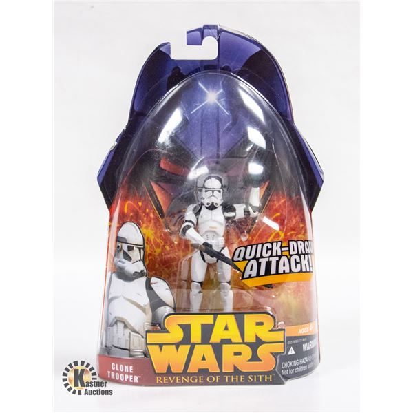 HASBRO STARWARS CLONE TROOPER QUICK DRAW ATTACK