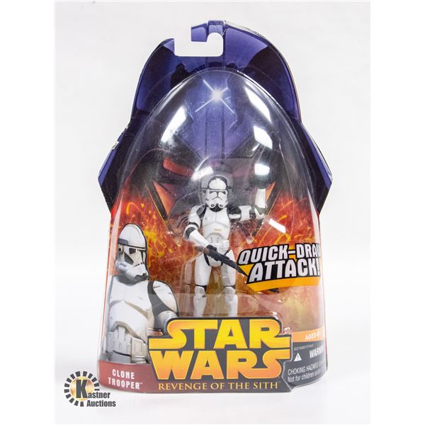 HASBRO STARWARS CLONE TROOPER QUICK DRAW ATTACK