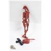 Image 1 : STARWARS SAGA SERIES RED BATTLE DROID 3.75"
