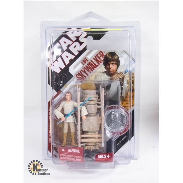STARWARS NIB 30TH ANN. COLLECTION; #12 LUKE SKYWALKER/