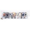 Image 1 : SMALL BOX OF 8- STARWARS ASSORTED 3.75" FIGURINES IN