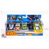 Image 1 : STARWARS HOTWHEELS 5 PK; R2-D2/ LUKE SKYWALKER/