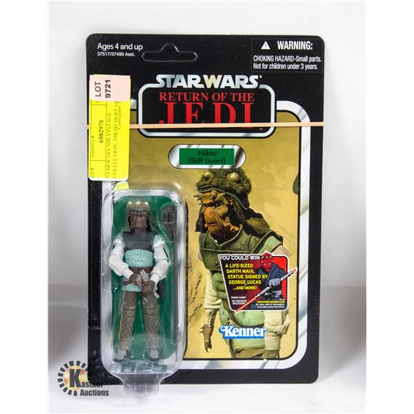 STARWARS NIB VINTAGE COLLECTION; #99 NIKTO SKIFF GUARD-