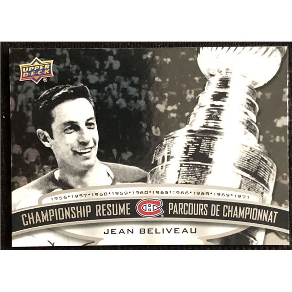2023-24 UPPER DECK JEAN BELIVEAU (HOF)