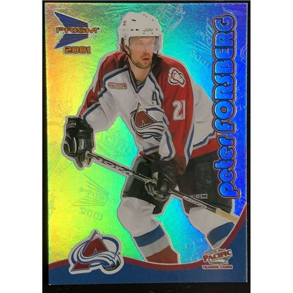 2000-01 PACIFIC PRISM PETER FORSBERG (HOF)