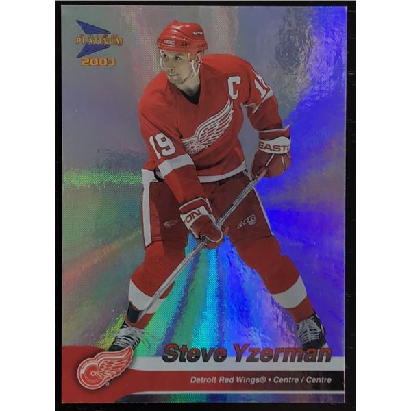 2002-03 PACIFIC PRISM STEVE YZERMAN (HOF)