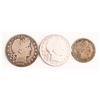 Image 1 : Collection of (3) Barber Half & Quarter Dollars