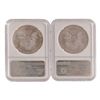 Image 2 : (Two) 2020 Silver Eagle $1 Coins NGC MS69