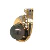 Image 2 : Dark Gray Tahitian Pearl & Diamond Slide Pendant