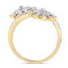 Image 4 : Floral Diamond Bypass Ring