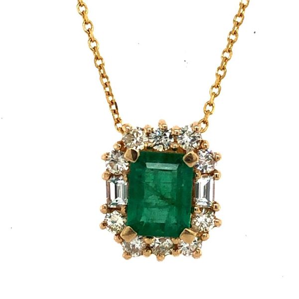 Emerald & Diamond Necklace