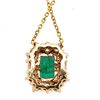 Image 3 : Emerald & Diamond Necklace