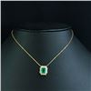 Image 4 : Emerald & Diamond Necklace