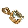 Image 3 : Aquamarine Solitaire Pendant