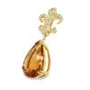 Image 2 : Citrine and Diamond Pendant
