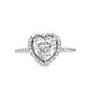 2.41 Carat Heart Cut Diamond Halo Ring