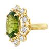 Image 2 : Peridot & Diamond Ring