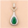 Image 3 : IGI Royal Zambian Emerald Pendant Necklace