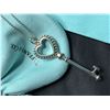 Image 5 : Tiffany & Co SS Beaded Heart Key Pendant Necklace