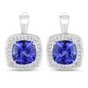 Image 1 : Tanzanite & Diamond Earrings