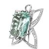 Image 2 : Aquamarine & Diamond Pendant