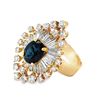 Image 2 : Sapphire & Diamond Cocktail Ring