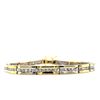Image 1 : Two Tone Diamond Tennis Bracelet