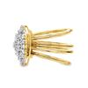 Image 2 : Convertible Gold and Diamond Ring / Bracelet