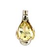Image 1 : Pear Shaped Citrine Drop Pendant