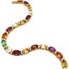 Image 6 : Garnet & Diamond Tennis Bracelet